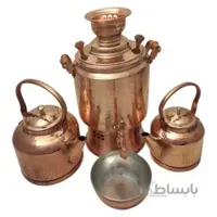 سرویس سماور 7 پارچه مسی توت کالا tootkala