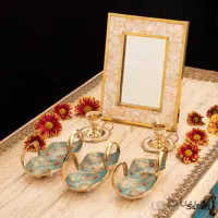 ست هفت سین برنجی میناکاری کد 1065