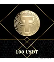 کارت هدیه رمزارز 100 تتری