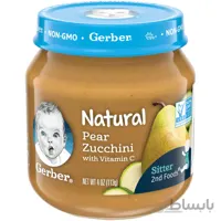 پوره گلابی و کدو سبز با ویتامین C گربر gerber