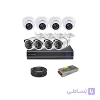پکیج 8 دوربین AHD سری اقتصادی