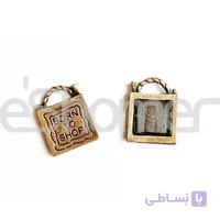 خرج کار برنزی آویزی kkb1002 بسته 2 عددی