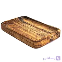 ظرف سرو مستطیلی چوبی کدA1 (چوب ممرز)