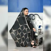 شال نخی نسکافه ای
