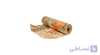 سفره یکبارمصرف کوالا مدل Cotton گل Narenji کد VA2000-001 رول 10 متری