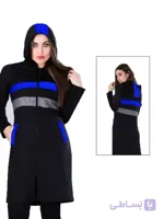 ست مانتو شلوار ورزشی کلاهدار زنانه کد 001 ا Manto set of womens sports pants with hood code 001