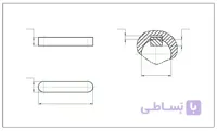 خار تخت 30 * 7 * 8