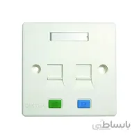 قاب دو پورت شبکه دینتک