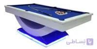 میز بیلیارد 8 فوت پایه رنگین کمان برعکس High glass