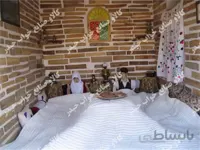 لحاف کرسی (سفید)- حیدر خواب- متقال تراکم بالا- دست دوز با نخ پنبه ای- ریز بافت-10 نفره ا White seat quilt - Heydarkhab - fustian with high density - handmade with cotton yarn -fine - for 12 people