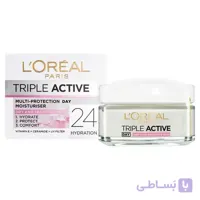کرم آبرسان روز لورآل Triple Active حجم 50 میل