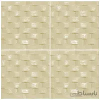 دیوارپوش تندیس و پیکره شهریار مدل آمای کد W1010-22 بسته 4 عددی