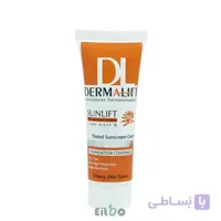 درمالیفت کرم ضدآفتاب پوست چرب SPF50 بژ روشن 1