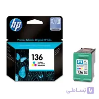 کارتریج جوهر رنگی HP 136