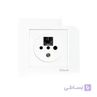 سوکت تلفن دوکاره دلند مدل آسا