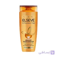 شامپو تقویت کننده مو اورآل مدل روغن معجزه آسا حجم 550 میلی لیتر ا LOreal Elseve Miraculous Oil Shampoo 550ml