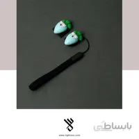 ست بند درپوش لنز و درپوش کفشک فلاش دوربین طرح هویج (آبی)