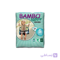 پوشک بچه بامبو سایز 5 شورتی