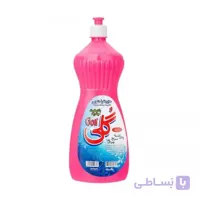 مایع ظرفشویی صورتی پت 1000 گرمی جدید گلی