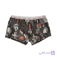 شورت نیم پا نخی کتان مردانه کد 30740