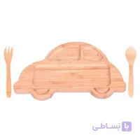 ست کودک چوبی بامبو برند بامبوم مدل رومانه