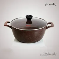 قابلمه چدن گرانیت کاندید سایز16 قهوه ای