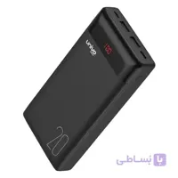 شارژر همراه یونیوو مدل UN20 Pro ظرفیت 20000 میلی آمپر ساعت همراه با 2 پورت خروجی