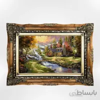 تابلو فرش دستباف طرح طبیعت کد ۱۳۲