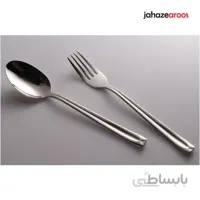 قاشق چنگال 12 پارچه استیل یونیک کد 0016