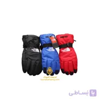 دستکش دوپوش ضد اب طرح The North Face