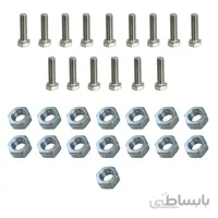 پیچ و مهره آهنی مدل 40-10 مجموعه 30 عددی