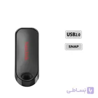 فلش مموری سن دیسک مدل Snap ظرفیت 32 گیگابایت