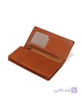کیف پول کتی مردانه چرم طبیعی آروین چرم کد AR-234