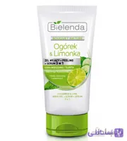 ژل شستشو و اسکراب لیمو و خیار بی یلندا ا Bielenda cucumber and lime scrub