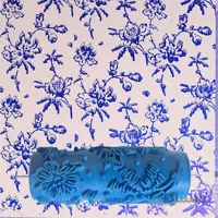 رول یدک غلطک طرحدار آبی کد 72