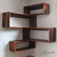 شلف دیواری ۴ باکس کنج