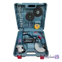 ست و پک دوقلو دریل چکشی و مینی فرز بوش bosch GSB13 GWS 8-125