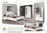 تخت خواب دو نفره مدل تاج دار