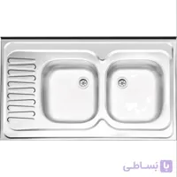 سینک 100 در 60 روکار مدل 3103 پرنیان استیل