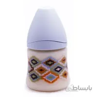 شیشه شیر 150 میل آبی طرح اسلیمی سواوینکس SUAVINEX