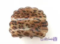 کلیپس مو زنانه طرح پلنگی کد 4