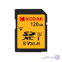 کارت حافظه SDXC U3 A1 V30 ظرفیت 125 گیگابایت کداک سرعت 100MB/s