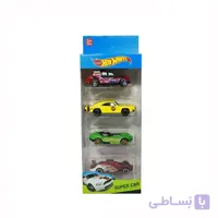 ست ماشین فلزی super car مدل 2-1603