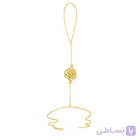 تمیمه طلا زنانه طرح گل شنل کد LT424
