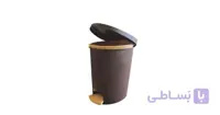 سطل پدالی 12 لیتری مدل UPB-110 استیل مات اورانوس