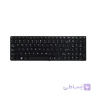 کیبرد لپ تاپ لنوو IdeaPad B570 مشکی-با فریم
