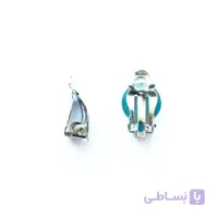 پایه گوشواره کلیپسی نقره ای بسته 2 عددی kks1001