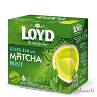 دمنوش گیاهی لوید با طعم ماچا و نعنا lOYD