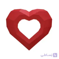 پازل سه بعدی مقوایی اریگا مدل قلب