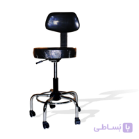 صندلی تابوره چرخ دار/ جک دار/پشتی دار/